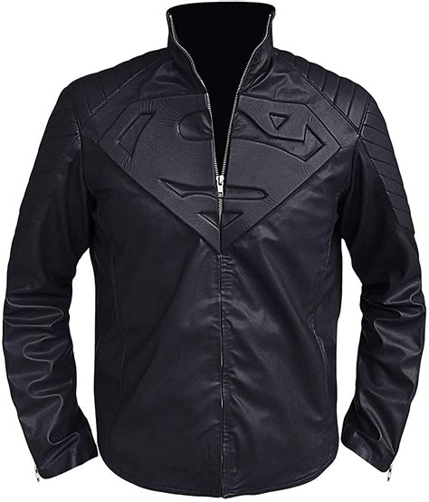 Mens Superman Biker Style Leather Jacket A2 Jackets