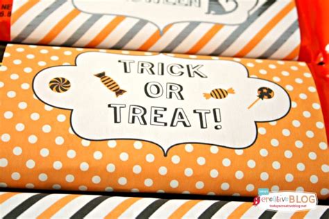 Halloween Printable Candy Bar Wrappers Todays Creative Life