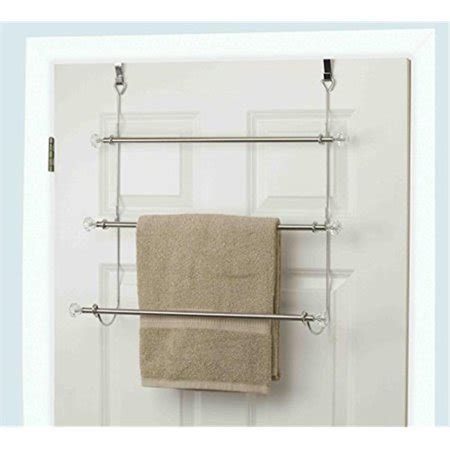 This towel rack hands your towel to you when you get out of the shower. Over The Door 3-Tier Towel Rack - Walmart.com