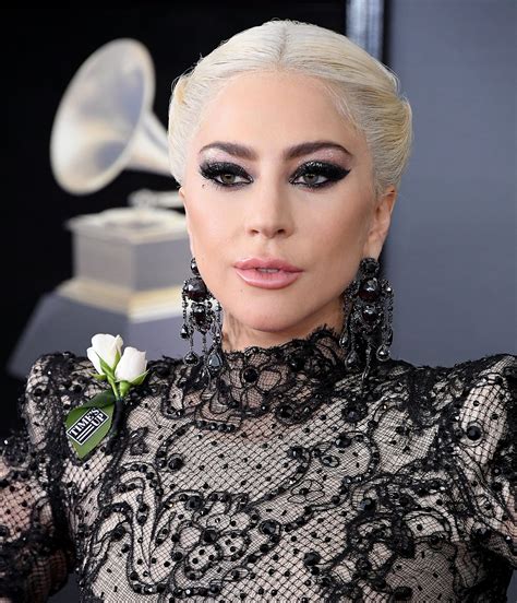 Lady Gaga Posts Throwback Photo With Black Hair Popsugar Beauty