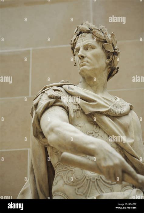 Statue Of Julius Caesar By Nicolas Coustou The Louvre Museum Paris