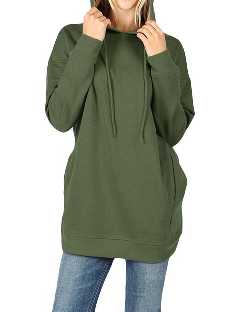 thelovely women oversized loose fit hoodie tunic sweatshirts top