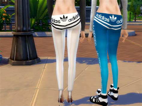The Sims Resource Adidas Sports Low Rise Leggings With Transparency