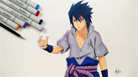 How To Draw Sasuke Uchiha Rinnegan Step By Step Tutorial How To