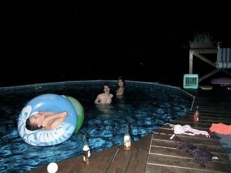 Night Pool Party Neon Pool Parties Night Swimming