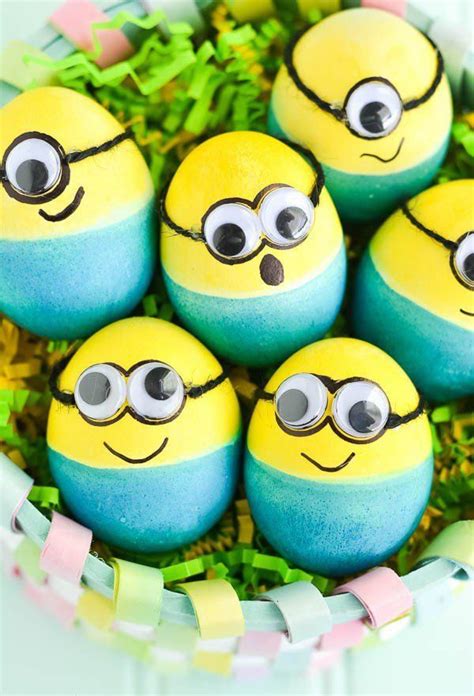 15 Creative Diy Easter Egg Decorating Ideas Minion Easter Eggs