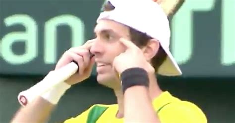 Brazilian Tennis Player Pulls Racist Eye Gesture At Line Judge In Japan Huffpost