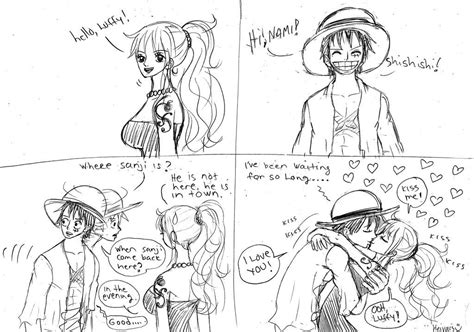 Luna The Secret Kiss By Heivais On Deviantart One Piece Comic Manga