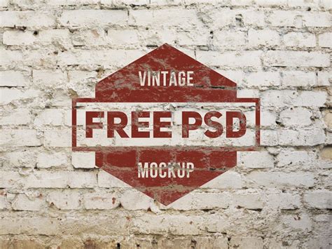 Download Vintage Logo Mockup Set