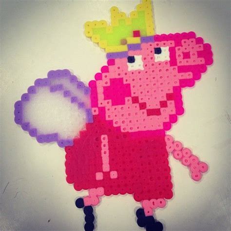 Peppa Pig Pixel Art Grid