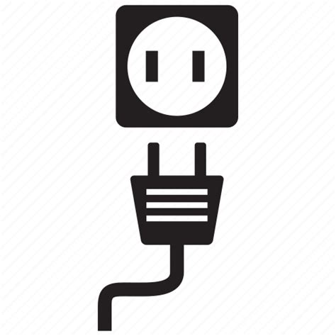 Electric Outlet Plug Power Icon