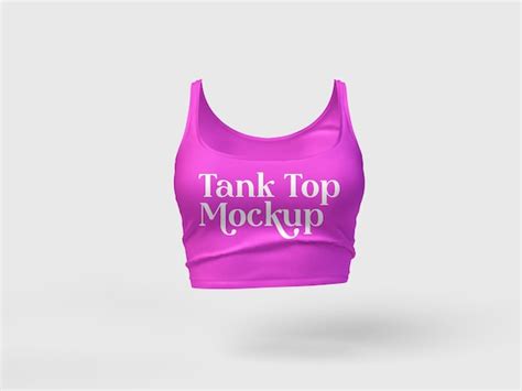 Premium Psd Womens Tank Top Mockup