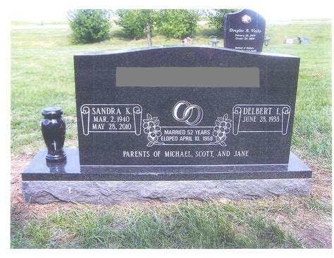 Benches Markers And Monuments Wyuka Funeral Home And Cemetery