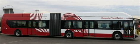 New 60 Ft Articulated Buses Added To South Bay Service San Diego Metropolitan Transit System