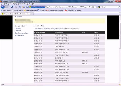 The basic interest amounts are detailed below, and grow based on the amount held in the account. Maybank2U - YouTube