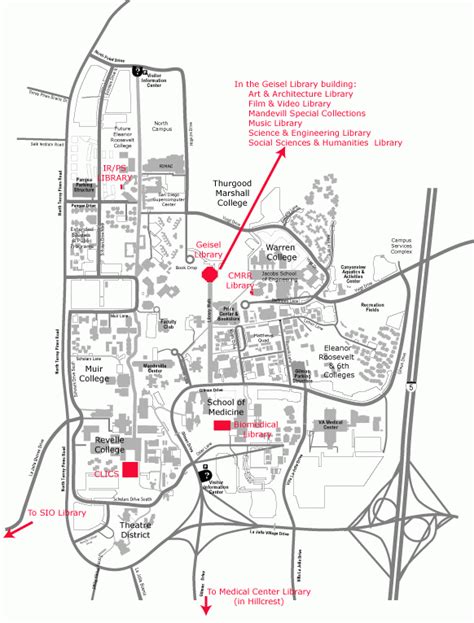 Ucsd Campus Map Printable Printable Map Of The United States