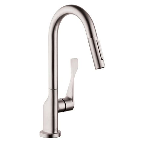 German brand hansgrohe has expertly combined innovative engineering with beautiful design for over a century. Hansgrohe Axor Citterio Prep Single-Handle Pull-Down ...