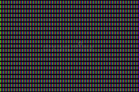 Lcd Screen Pixels Triads Closeup Stock Illustration Illustration Of