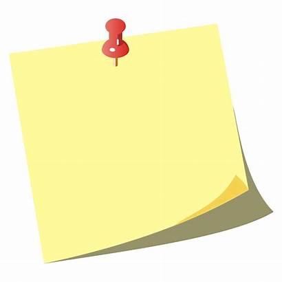 Note Paper Sticky Clipart Icon Vector Cliparts