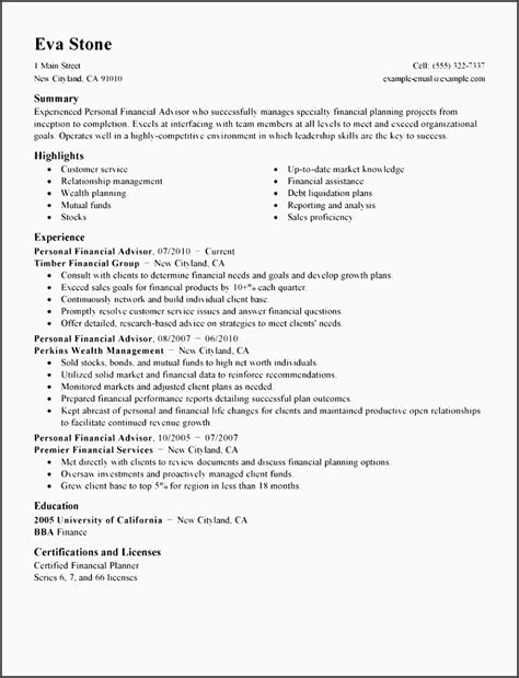 We also provide a library of resume templates. 10 Retirement Financial Planner Sample - SampleTemplatess ...