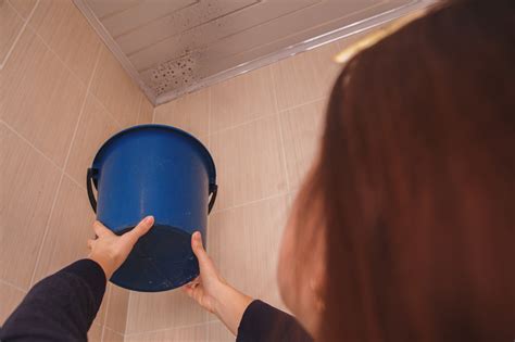 If the leaking ceiling or visible water damage appears below a bathroom, kitchen, or inside ceiling spaces where you know plumbing pipes are located this is perhaps the most serious of all leaks: How to Find, Stop and Prevent a Roof Leak - Woodberg Roofing