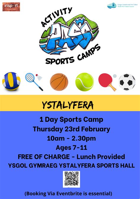 Free Half Term Sports Camp Tairgwaith Primary