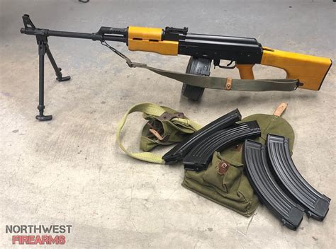 Chinese Norinco Nhm 91 Rpk Clone With Drum Mag And 4 40 Round