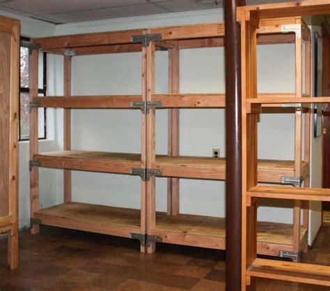 Diy 2x4 Shelving Unit Garage Storage Shelves Pallet Shelves Built In