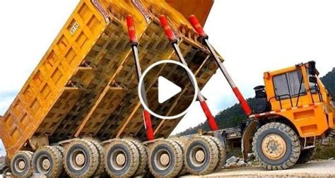 10 Extreme Dangerous Biggest Dump Truck Operator Skills Fastest Heavy