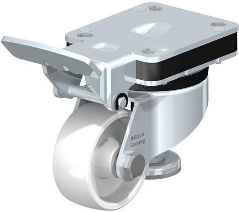 Leveling Casters Fixed Position Operating Lever And Integrated Truck