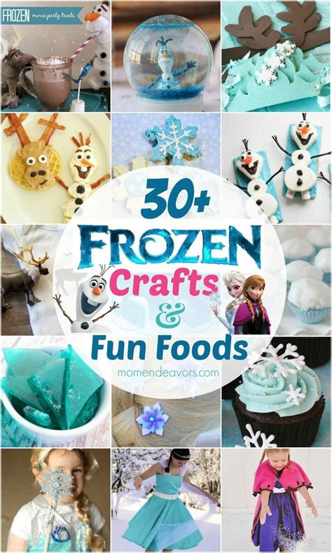 30 Disney Frozen Crafts Fun Foods Frozen Crafts Disney Frozen Crafts