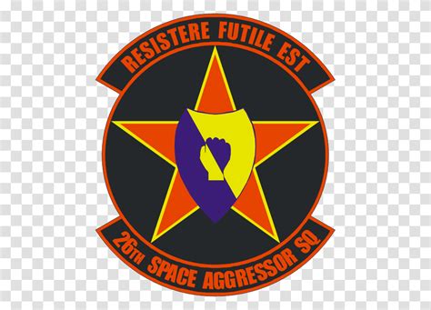 26th Space Aggressor Squadron Emblem Star Symbol Poster