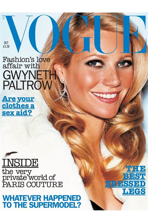 Vogue Archive Mario Testino Gwyneth Paltrow Vogue Magazine Vogue