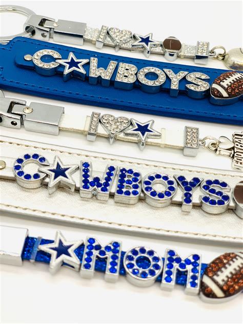 Dallas Cowboys Keychains Dallas Cowboys Ts Cowboys Football Etsy