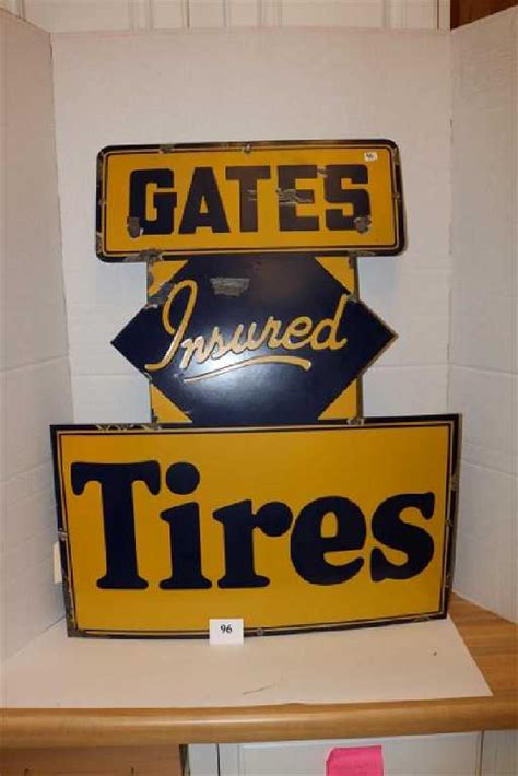 Gates Tire Sign