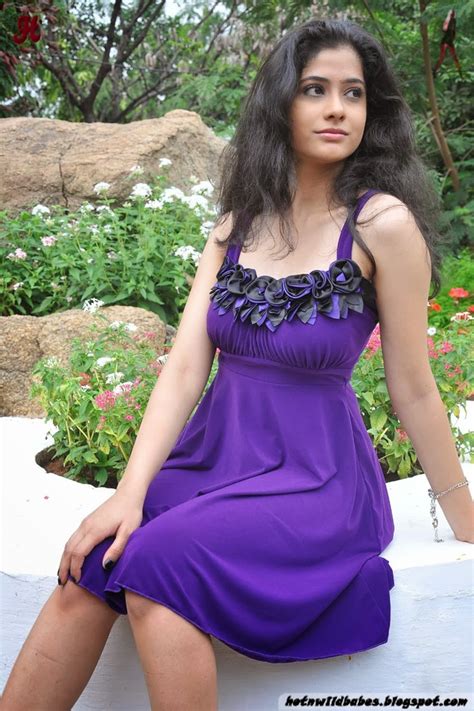 Kasmeera Flaunting Her Figure In Purple Mini Gown Hot N