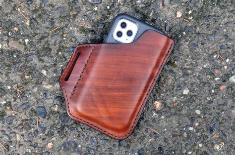 Leather Iphone 11 Pro Phone Holster Fits Iphone 11 Pro 58 Screen In