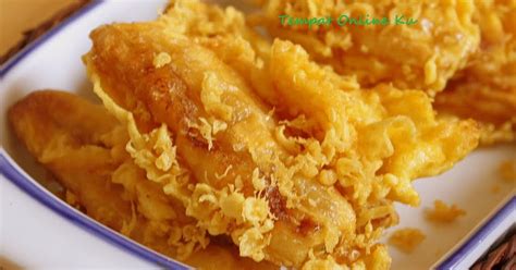It is popular in indonesia, malaysia, singapore, and brunei. Resep cara Membuat Pisang Goreng Kremes Renyah