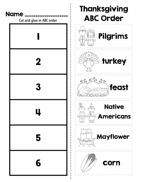 In this type of question first we need to find the eleventh letter from the left in the forward series which is as follows 'came' comes first in the alphabetical order. Thanksgiving ABC Order Freebie | Mrs. Gilchrist's Class