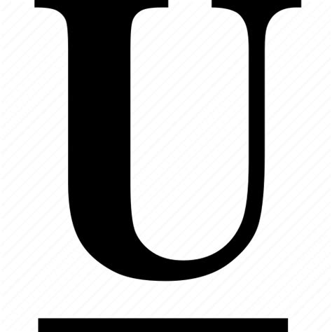 Alphabet Font Graphic Letter Sign Text Typography U Underline