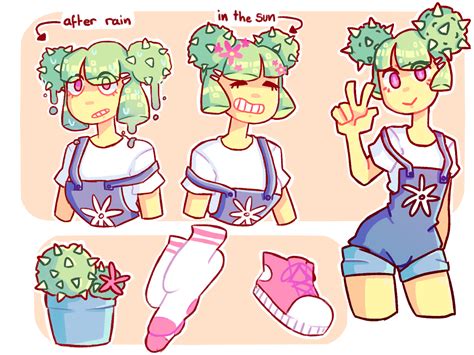 Cactus Ref Sheet By Poiyapng On Newgrounds