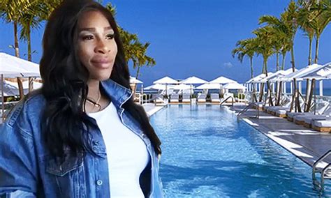 Pregnant Serena Williams Enjoys Bridal Shower In Miami Daily Mail Online