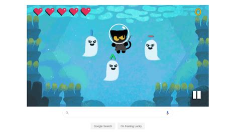 You can find the google doodle game on the homepage of google by tapping on the logo. Google Doodle Cat Game 2020
