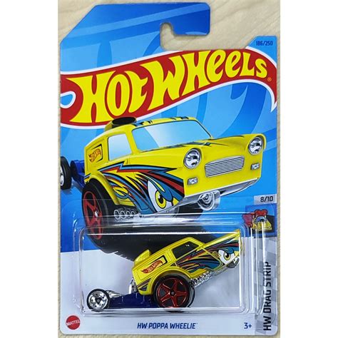 Hot Wheels HW Poppa Wheelie Fantasy Art Cars Drag Strip Shopee Malaysia