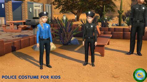Prison Guard And Sheriff Uniform By The Sims 4 Download Simsdomination