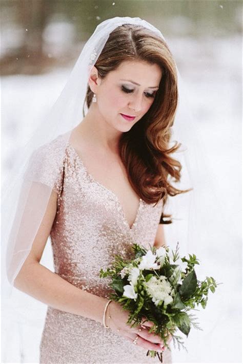 8 Radiant Rose Gold Dresses Intimate Weddings Small