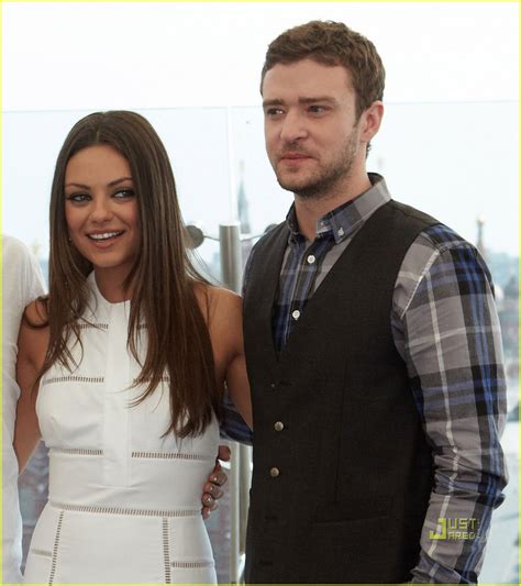 Mila Kunis Justin Timberlake Friends With Benefits Moscow Photo