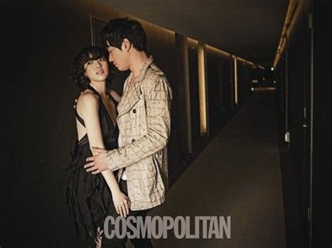 newlyweds lee chun hee and jeon hye jin pose for cosmopolitan korea a koala s playground