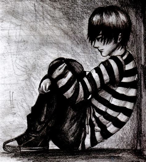 Alone Anime Boy Sadness Cute Fall Thoughts