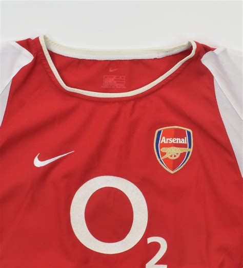 2002 04 Arsenal London Shirt Lboys Football Soccer Premier League